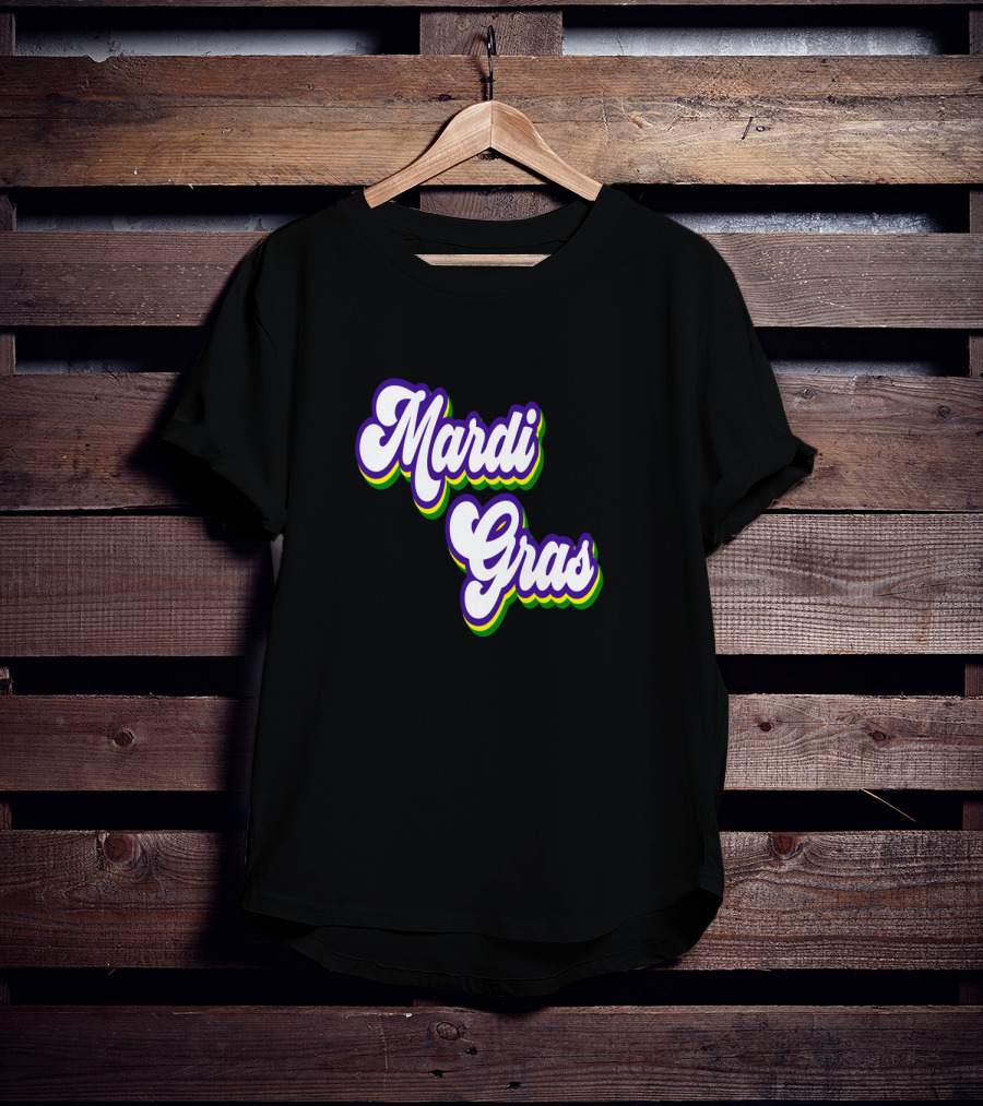 Mardi Gras Retro Vintage T-Shirt