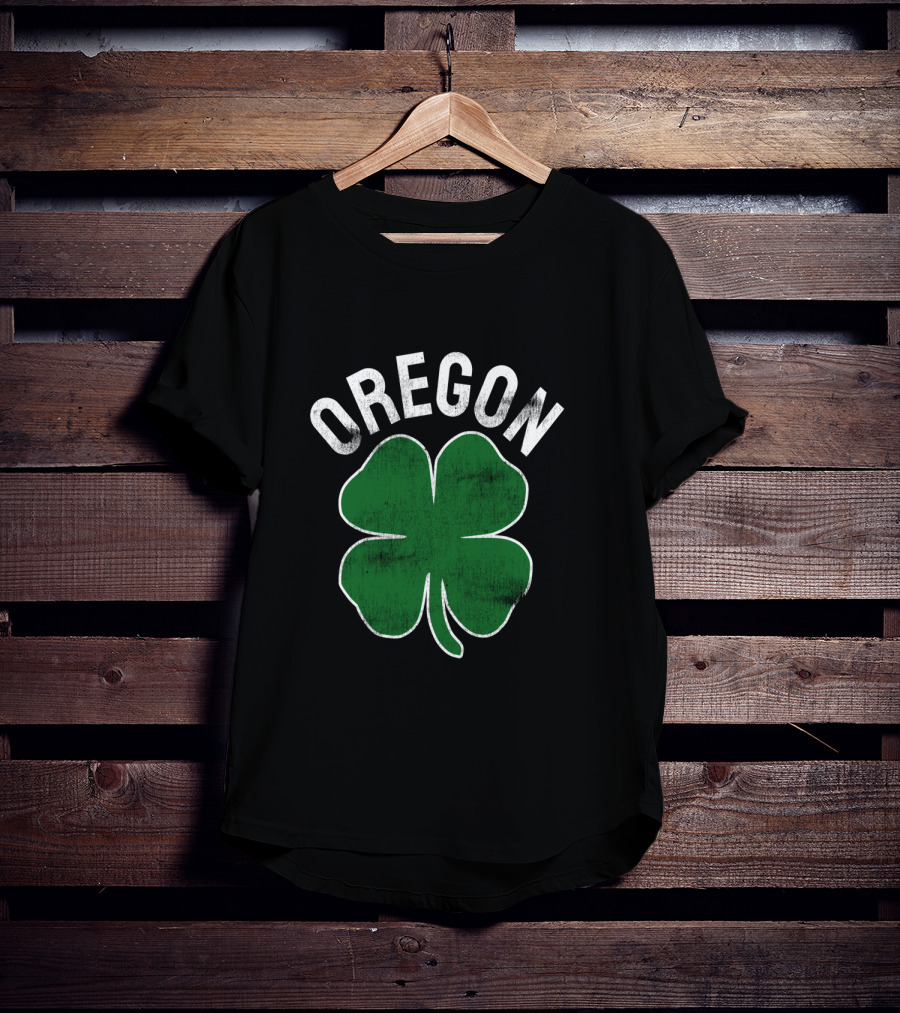 St. Patrick's Day Oregon Shamrock Irish Saint T-Shirt