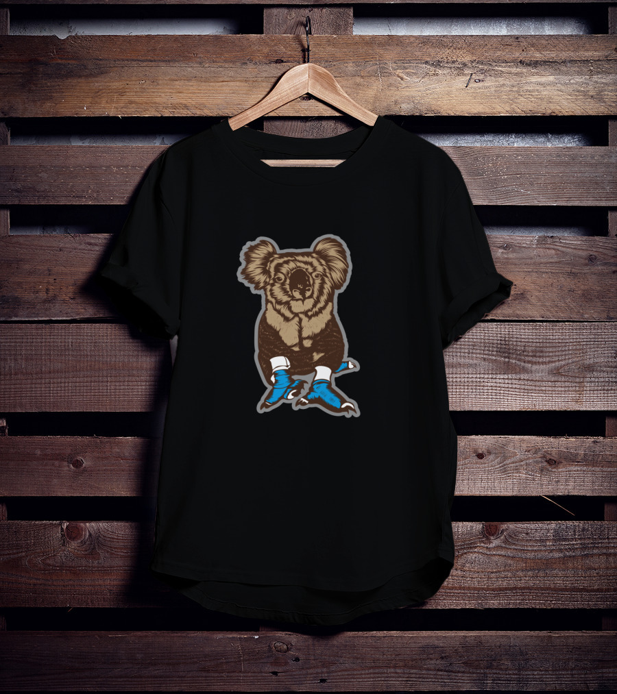 Protect Australian Wildlife Bandaged Koala Bear T-Shirt