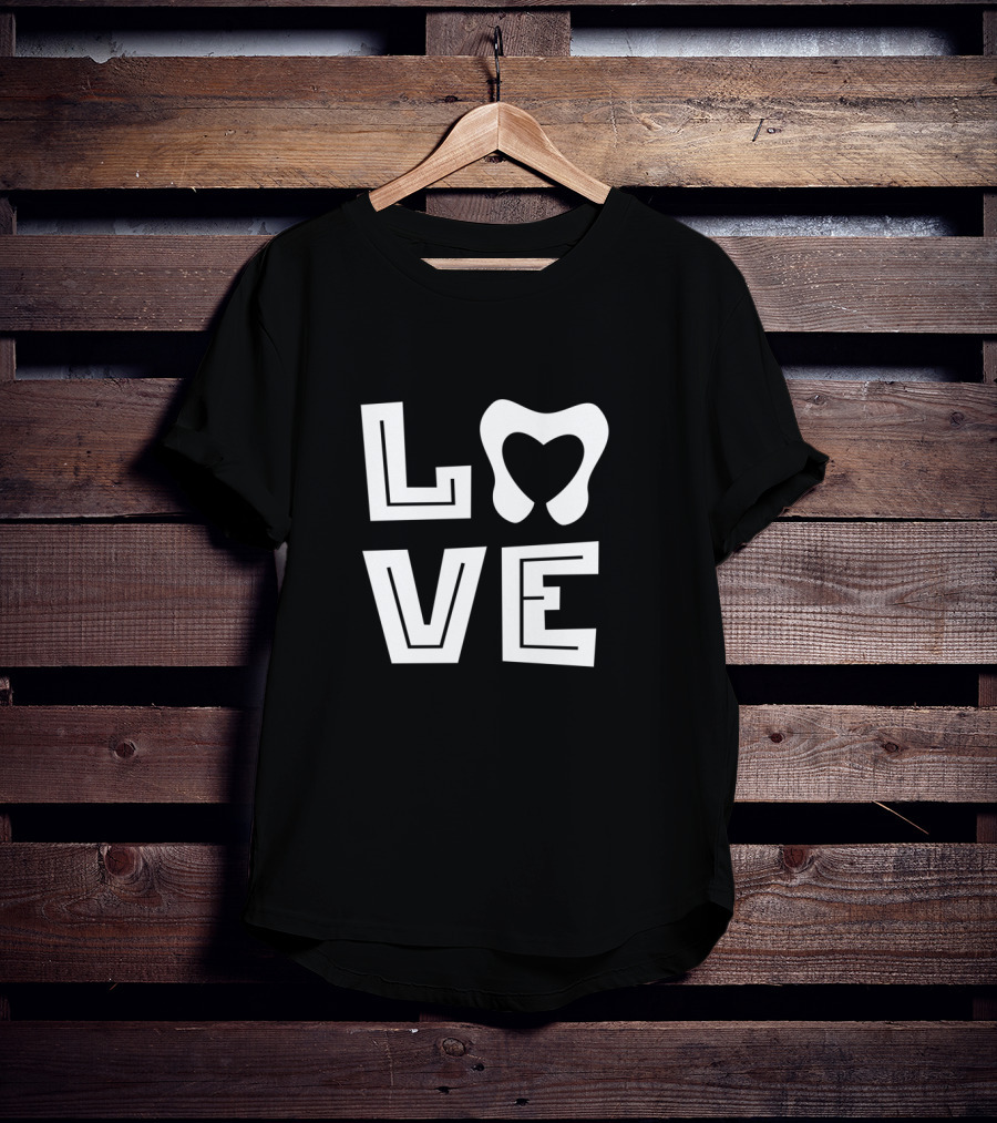 LOVE Tooth Heart Dental T-Shirt