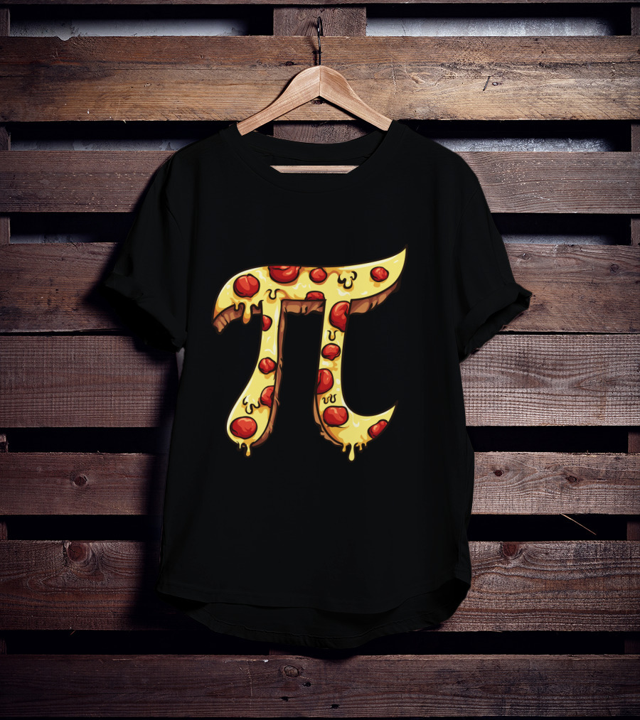 Pizza Pi Funny Math Geek Pi Day 3.14 T-Shirt