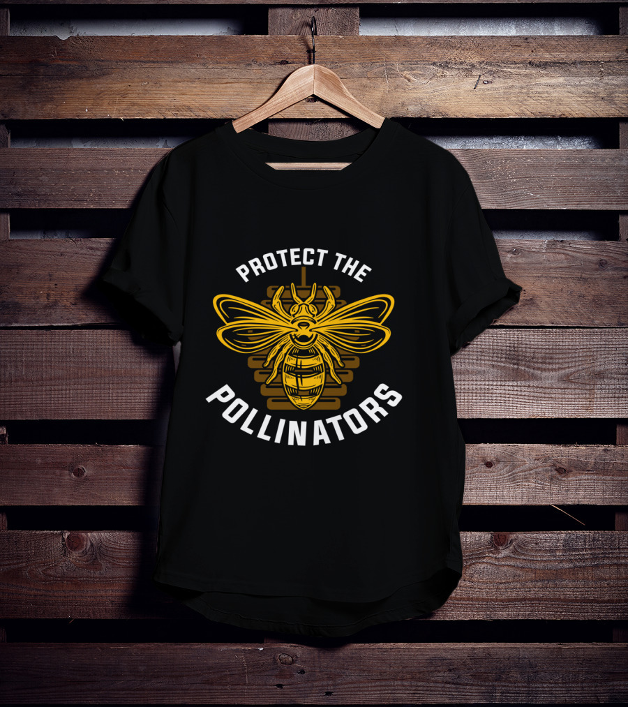 Protect The Pollinators Beekeeping Honey Bee Beekeeper T-Shirt