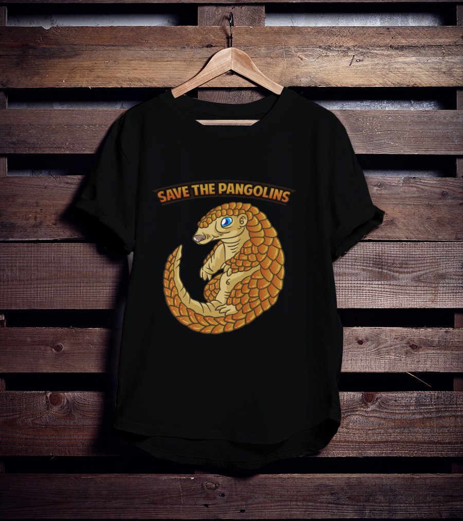 Endangered Animal Save The Pangolins T-Shirt