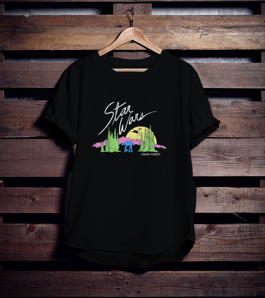 Star Wars Endor Forest AT-AT T-Shirt