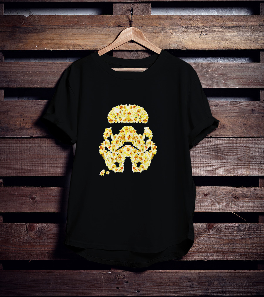Popcorn Stormtrooper Helmet Iconic Snack T-Shirt