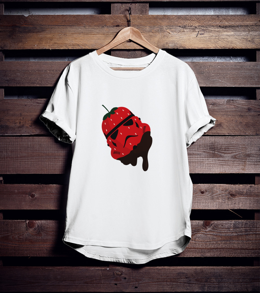 Star Wars Stormtrooper Chocolate Dipped Strawberry T-Shirt