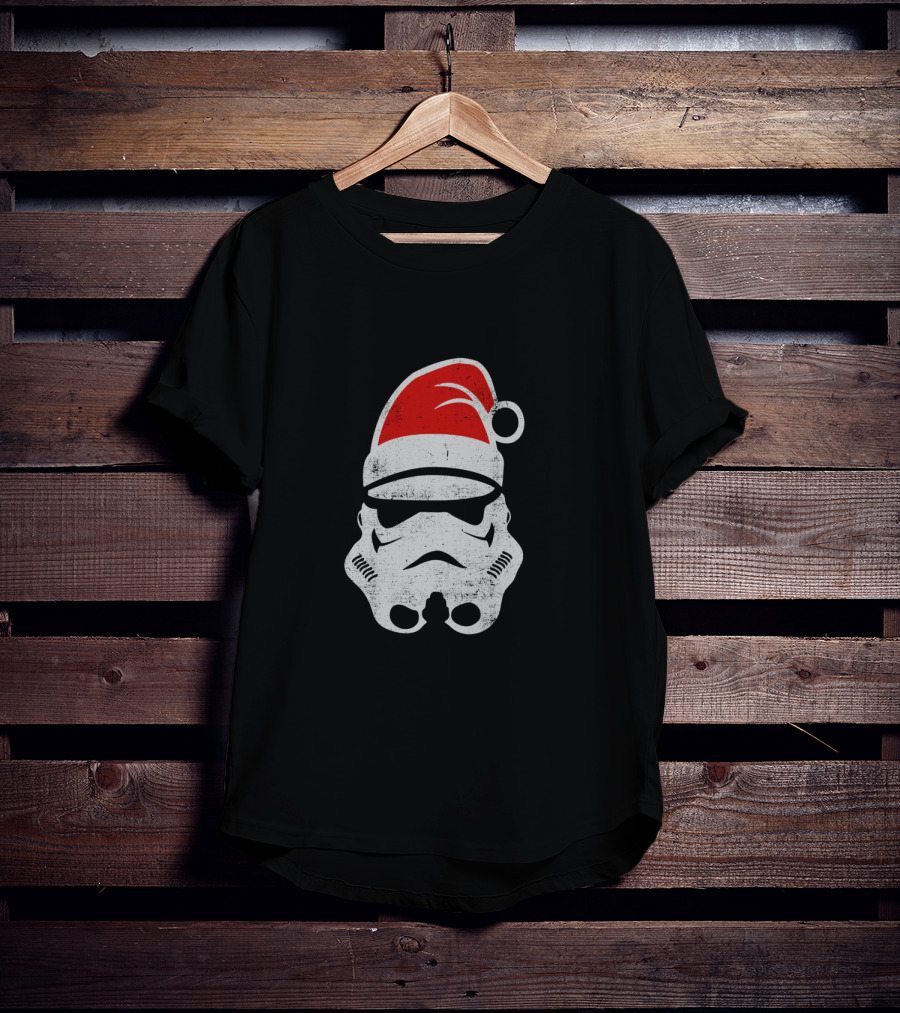 Star Wars Stormtrooper Christmas Santa Hat Holiday T-Shirt