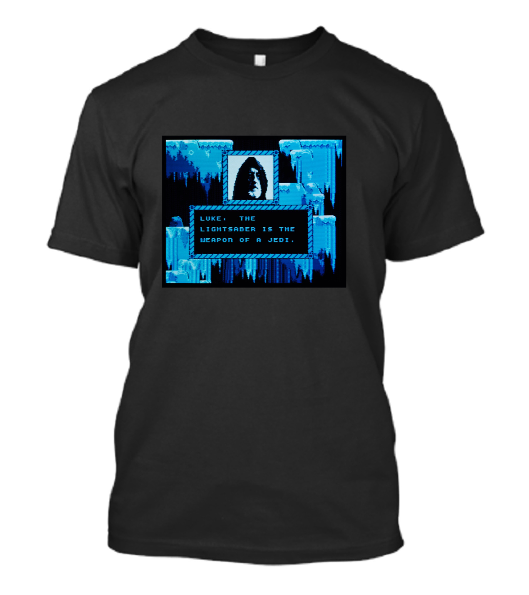 Star Wars Obi Wan Kenobi Luke Lightsaber Weapon Of The Jedi Gamer T-Shirt