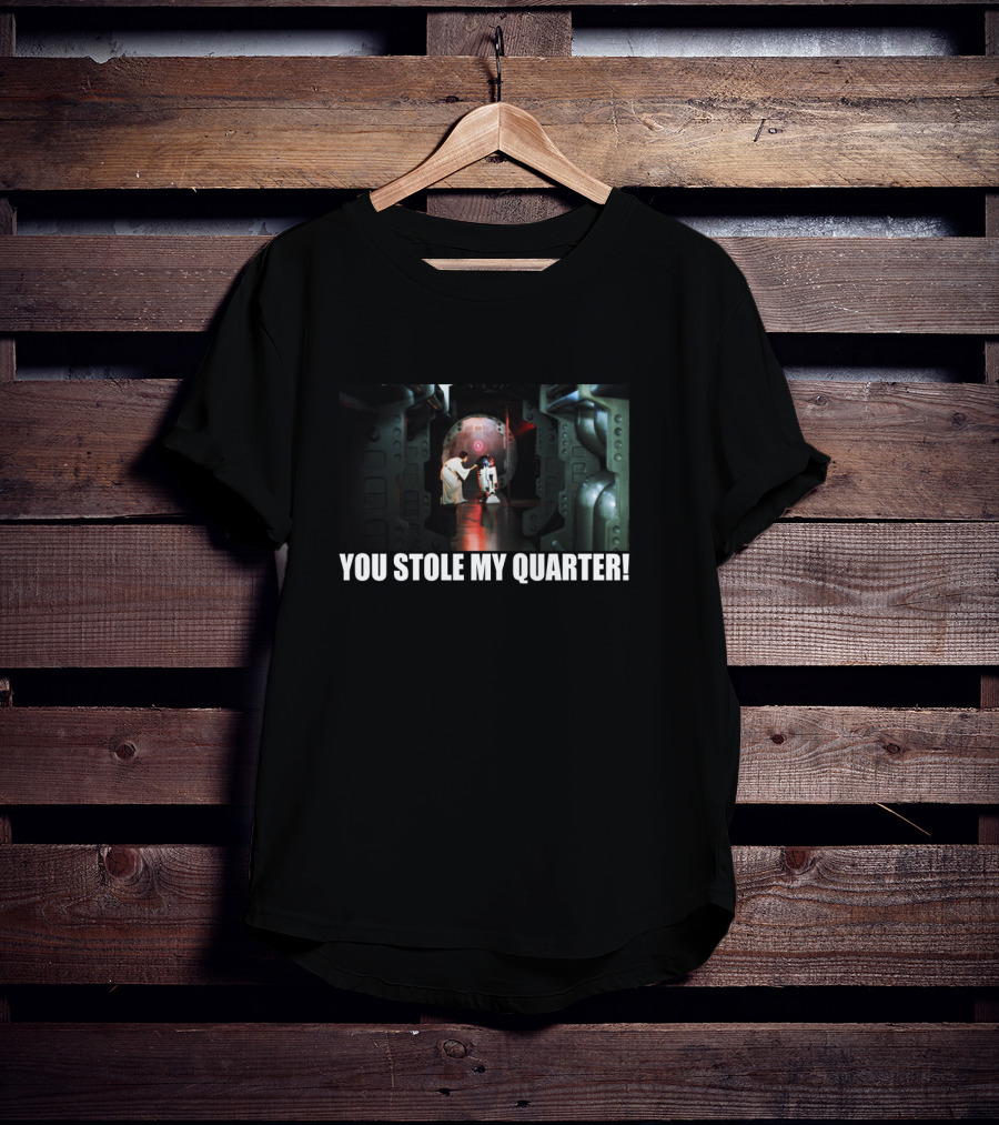 Star Wars Princess Leia You Stole My Quarter T-Shirt