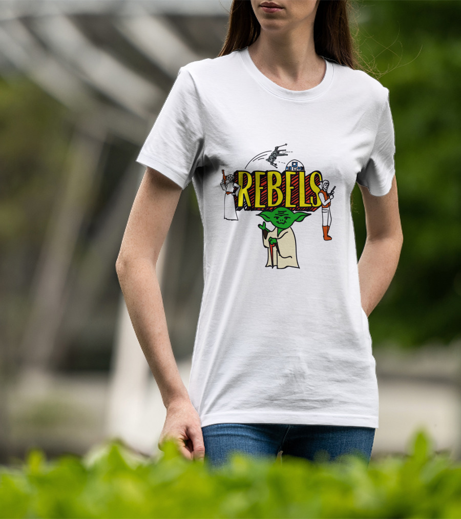 Star Wars Rebels Yoda Leia Han Solo Doodles T-Shirt