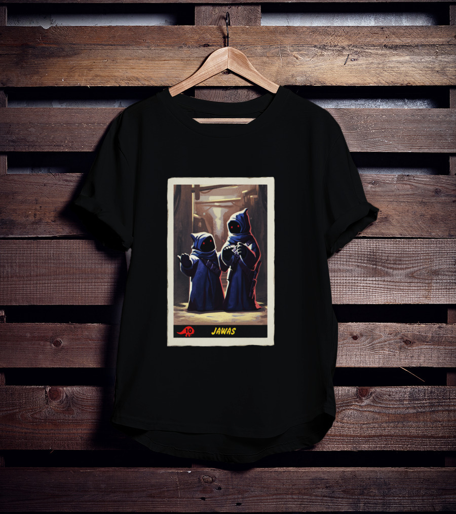 Star Wars The Mandalorian Jawas Trading Card T-Shirt