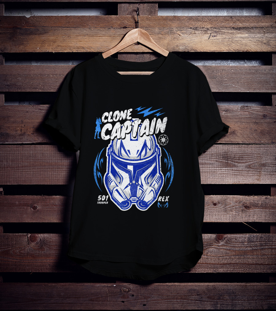 Clone Captain Rex 501 Trooper Star Wars The Clone Wars T-Shirt