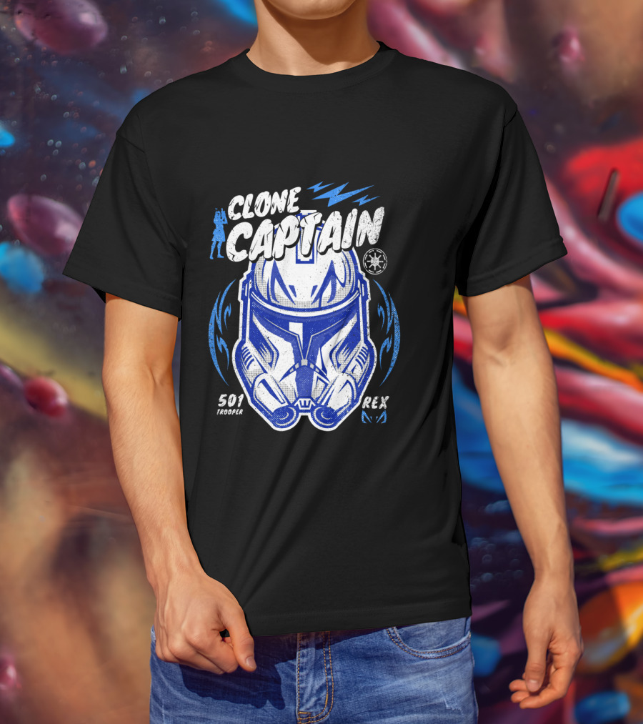 Clone Captain Rex 501 Trooper Star Wars The Clone Wars T-Shirt