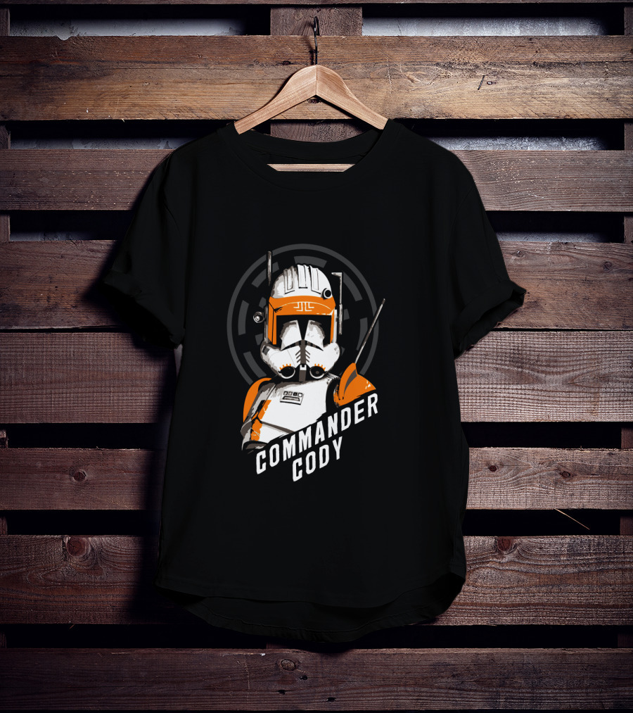 Commander Cody The Clone Wars Helmet Emblem T-Shirt