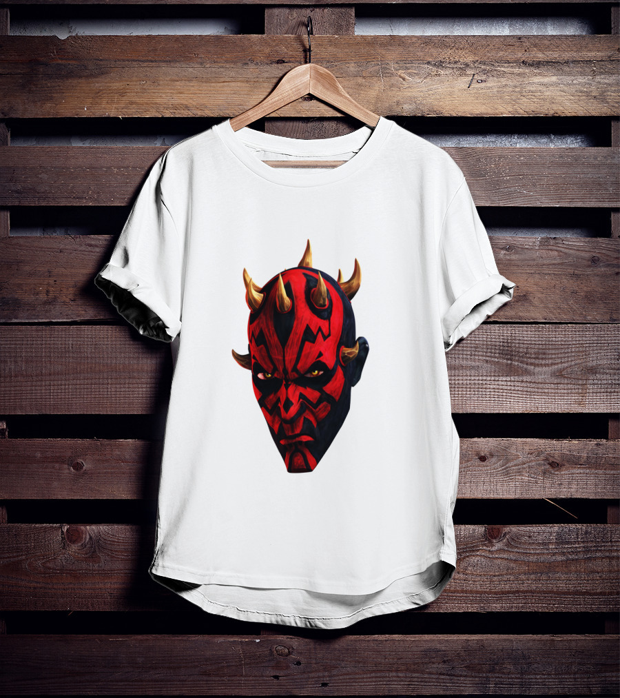 Star Wars The Clone Wars Darth Maul Character Face T-Shirt