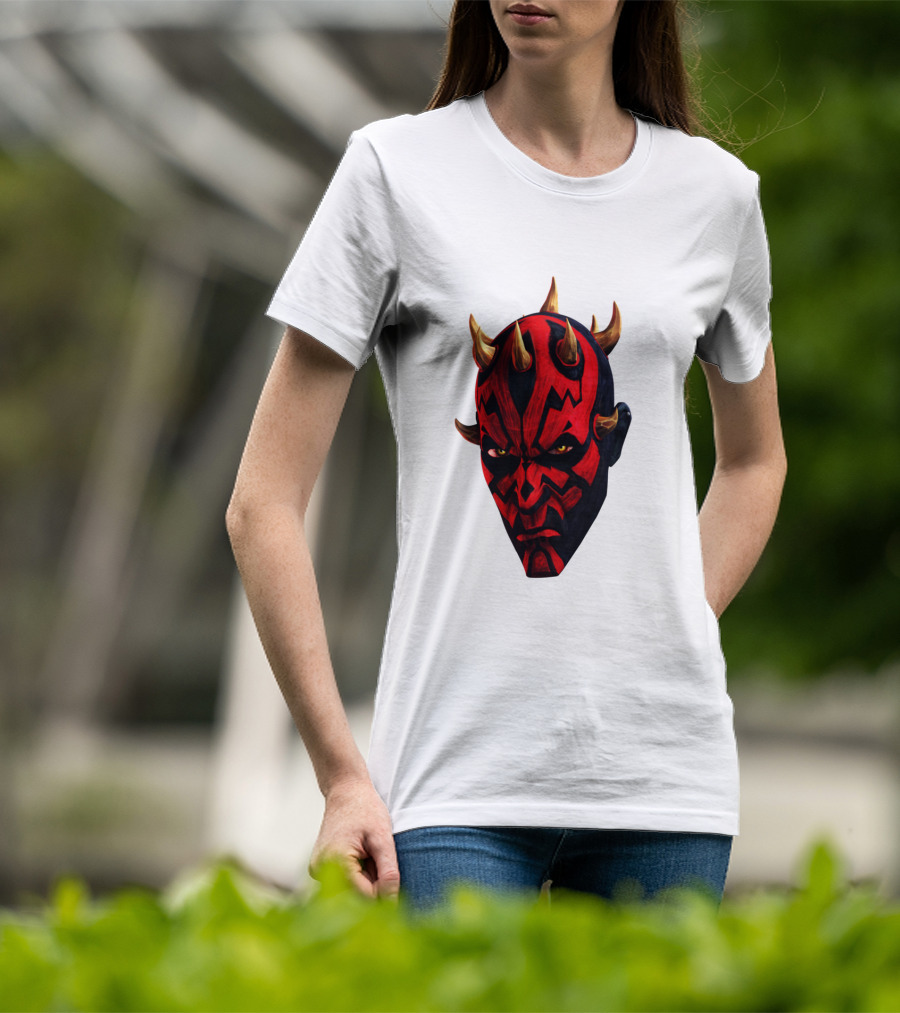 Star Wars The Clone Wars Darth Maul Character Face T-Shirt