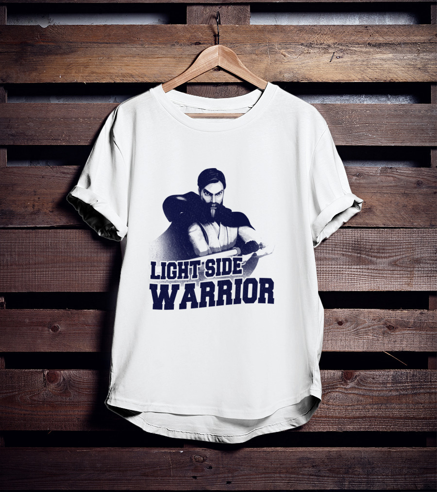 The Clone Wars Obi Wan Kenobi Light Side Warrior T-Shirt