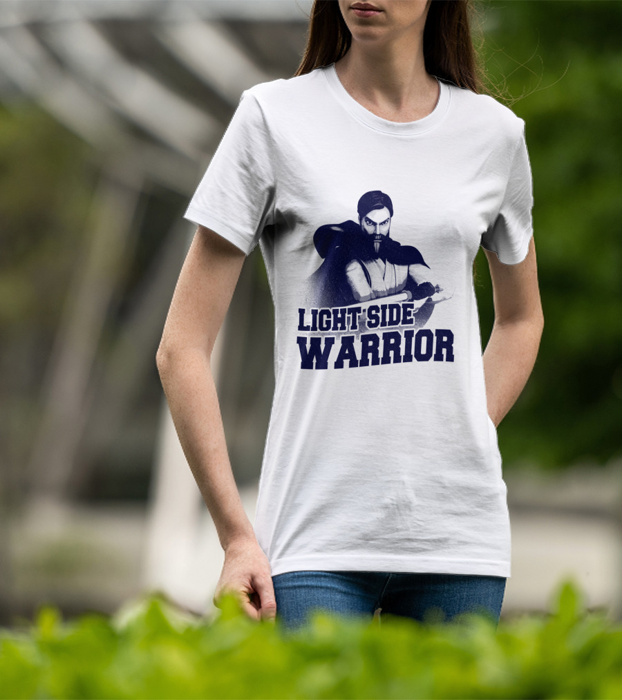 The Clone Wars Obi Wan Kenobi Light Side Warrior T-Shirt