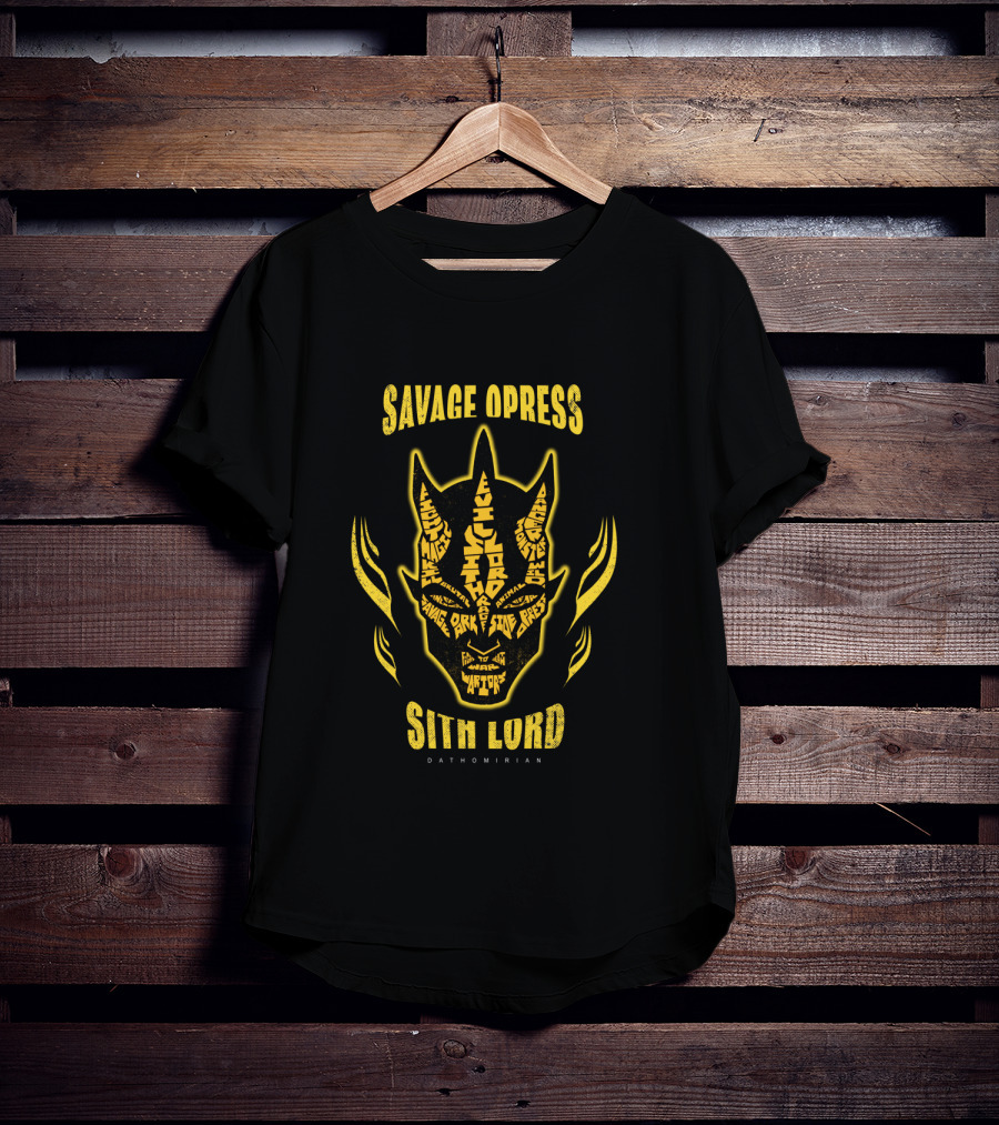 Savage Opress Sith Lord Dathomirian The Clone Wars Face Mask T-Shirt
