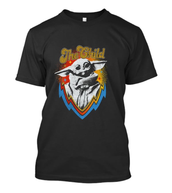 The Child Mandalorian Badge Vintage Star Wars T-Shirt