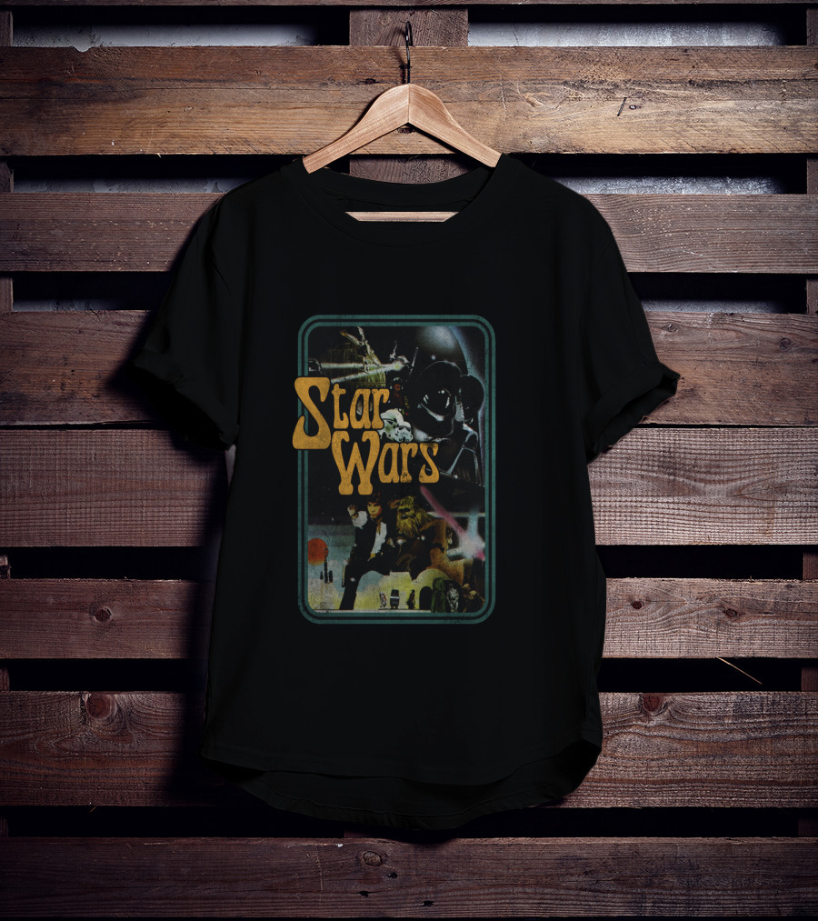 Star Wars Vintage Style Group Iconic Movie T-Shirt