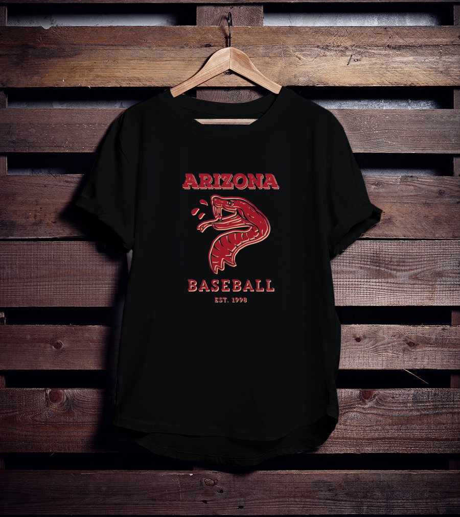 Arizona Baseball Snake Emblem Est. 1998 T-Shirt