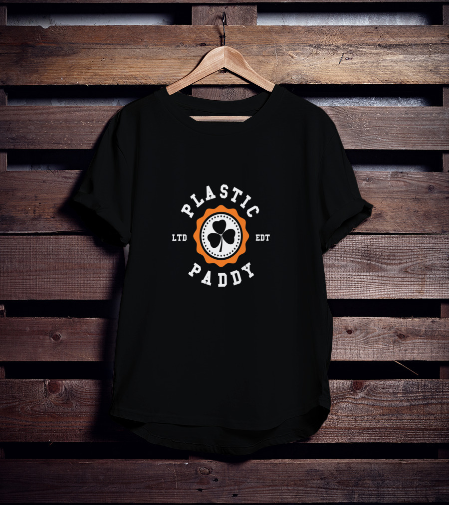 Plastic Paddy Ltd Edt Shamrock Funny St Patricks Day Irish Fans T-Shirt