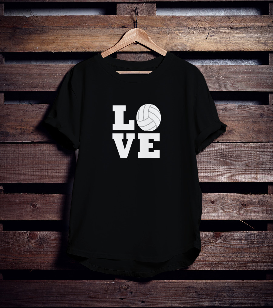 LOVE Volleyball Player Coach Sports Team T-Shirt