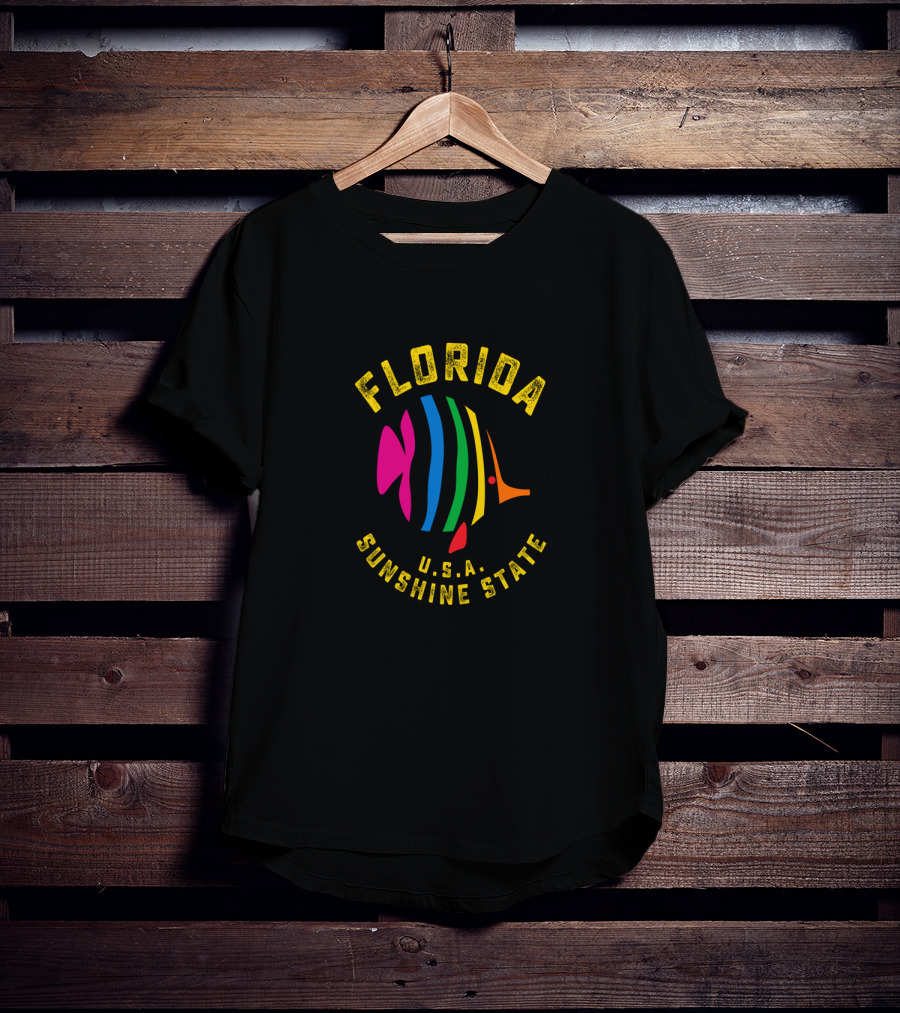 Florida U.S.A. Sunshine State Fish T-Shirt