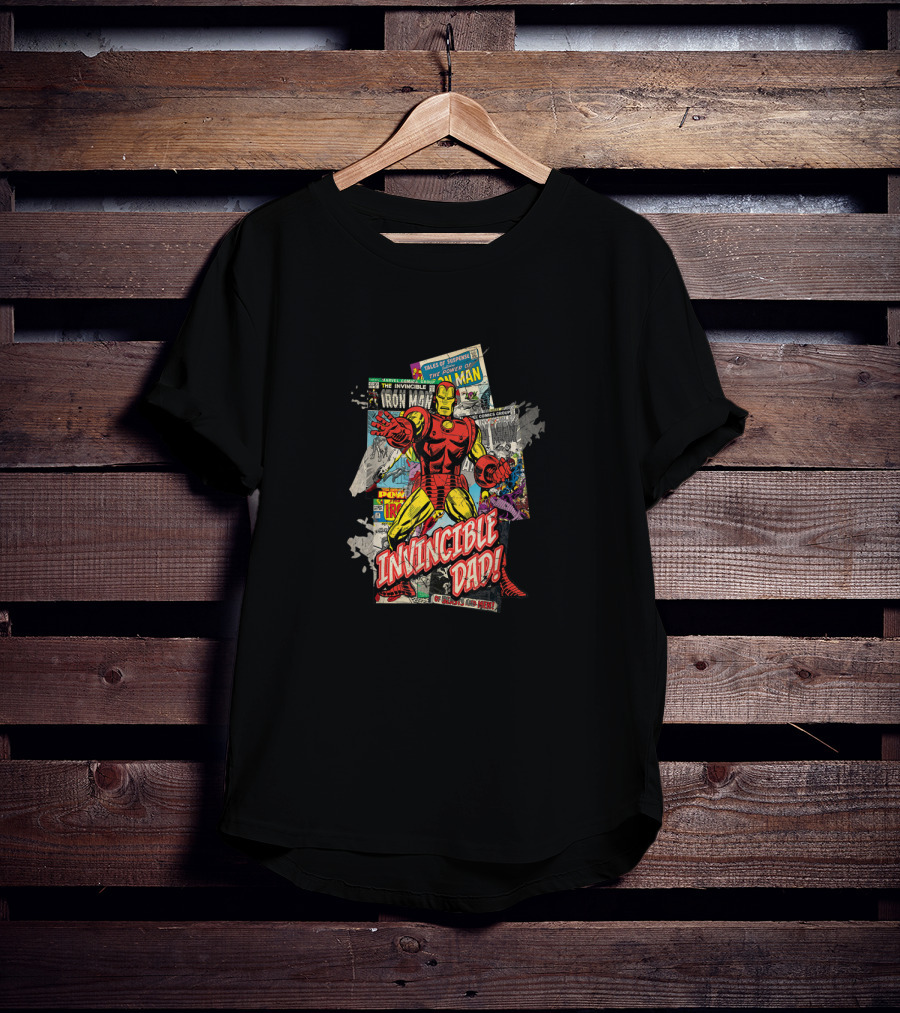 Marvel Comics Iron Man Invincible Dad Power Tales Of Suspense Cover T-Shirt