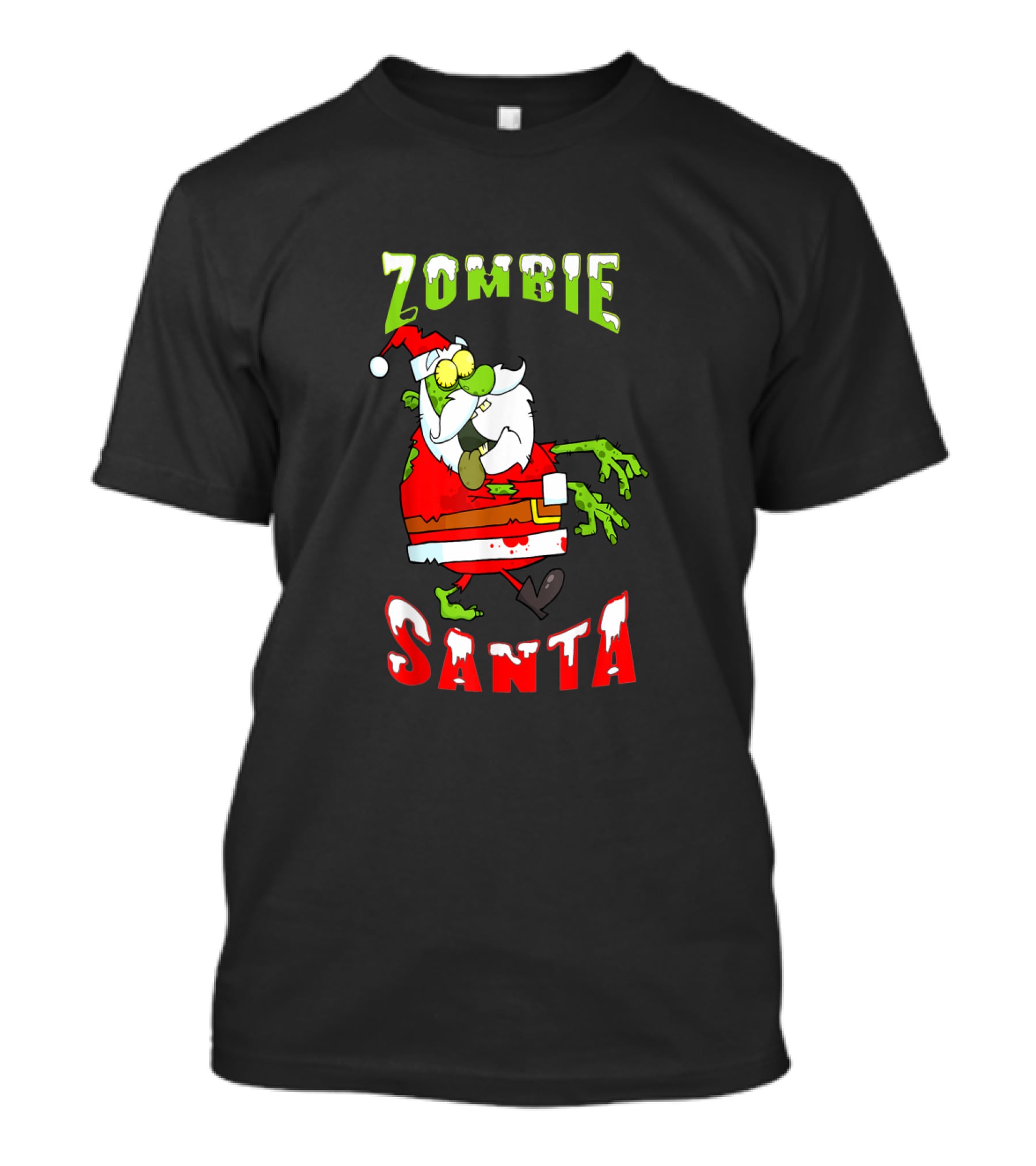 Zombie Santa Walking Dead T-Shirt