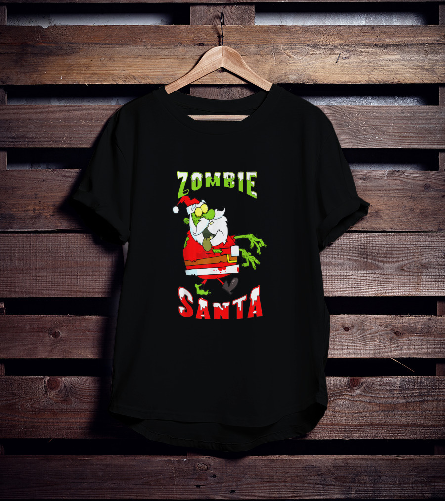 Zombie Santa Walking Dead T-Shirt