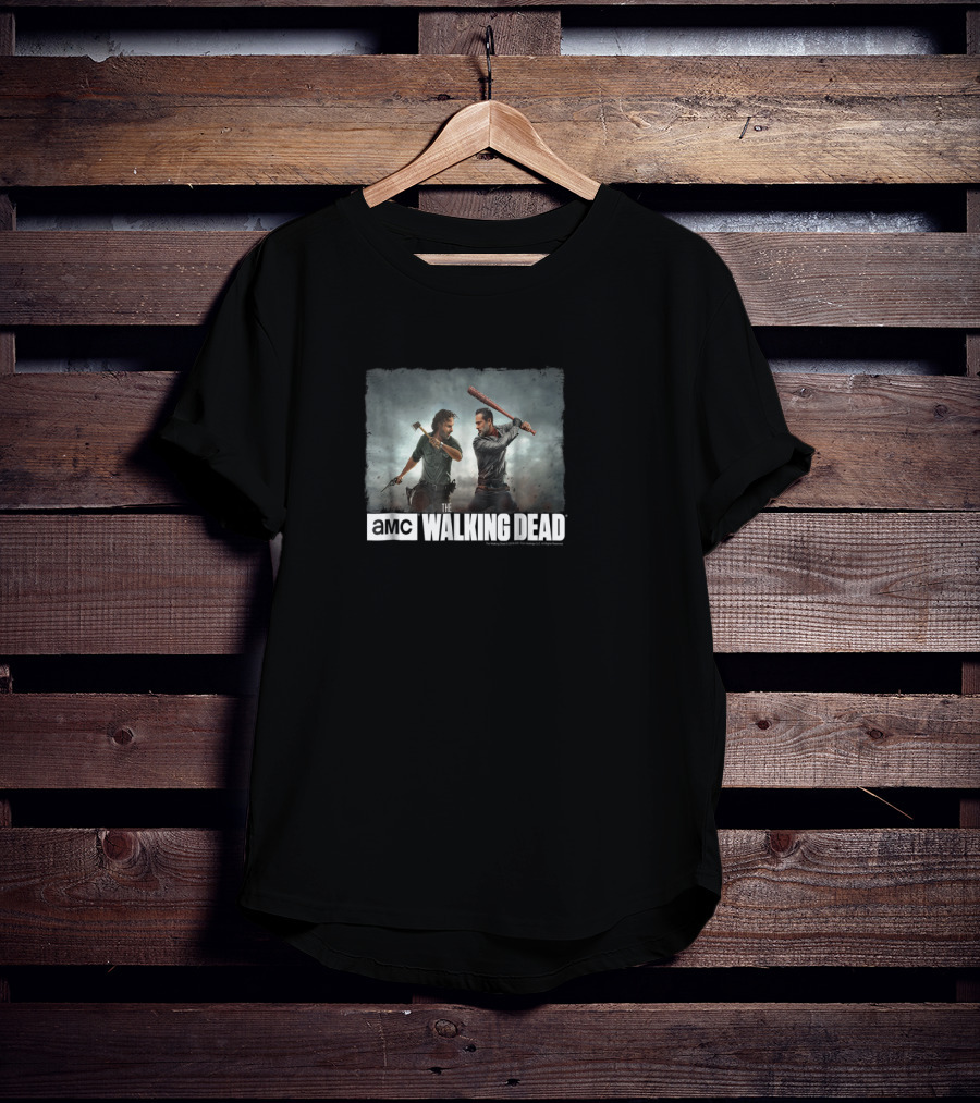 AMC The Walking Dead Rick And Negan Face Off Showdown T-Shirt