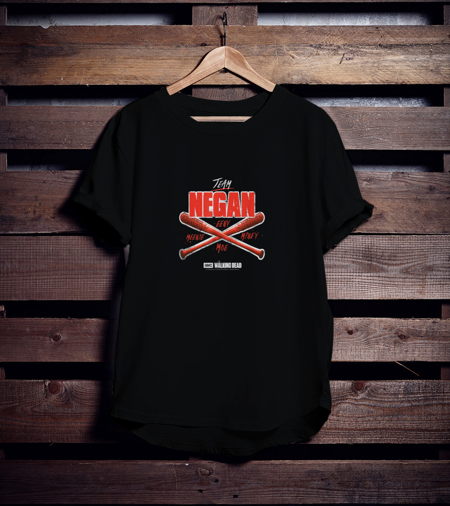 Team Negan AMC Walking Dead Eeny Meeny Miny Moe T-Shirt
