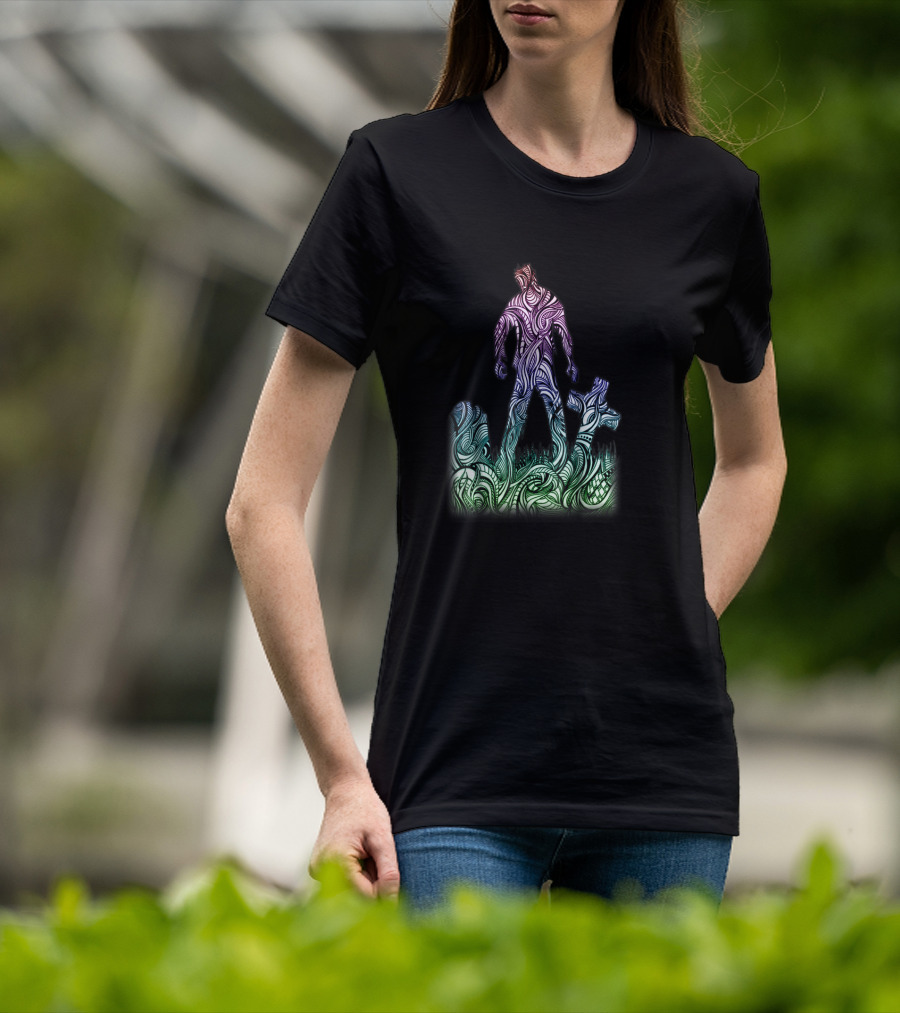 Zen Dead Walking Scary Zombie Grave T-Shirt