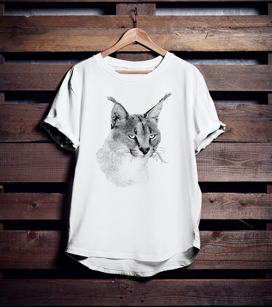 Caracal Wild Cat For Cat Lovers Wild Caracal Cat T-Shirt