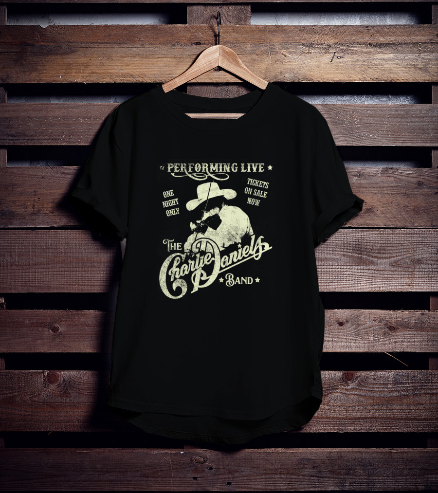 The Charlie Daniels Band Performing Live One Night Only Tickets On Sale Now T-Shirt