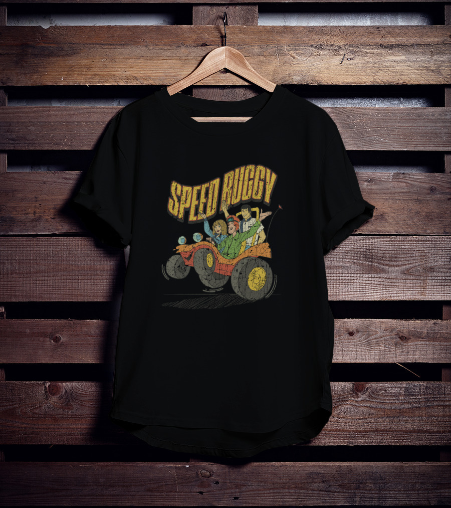 Speed Buggy Adventure With Animated Characters T-Shirt