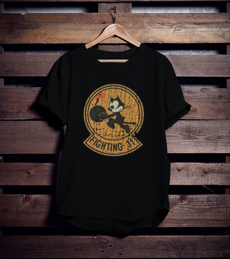 Felix The Cat Fighting 31 Tomcatters T-Shirt