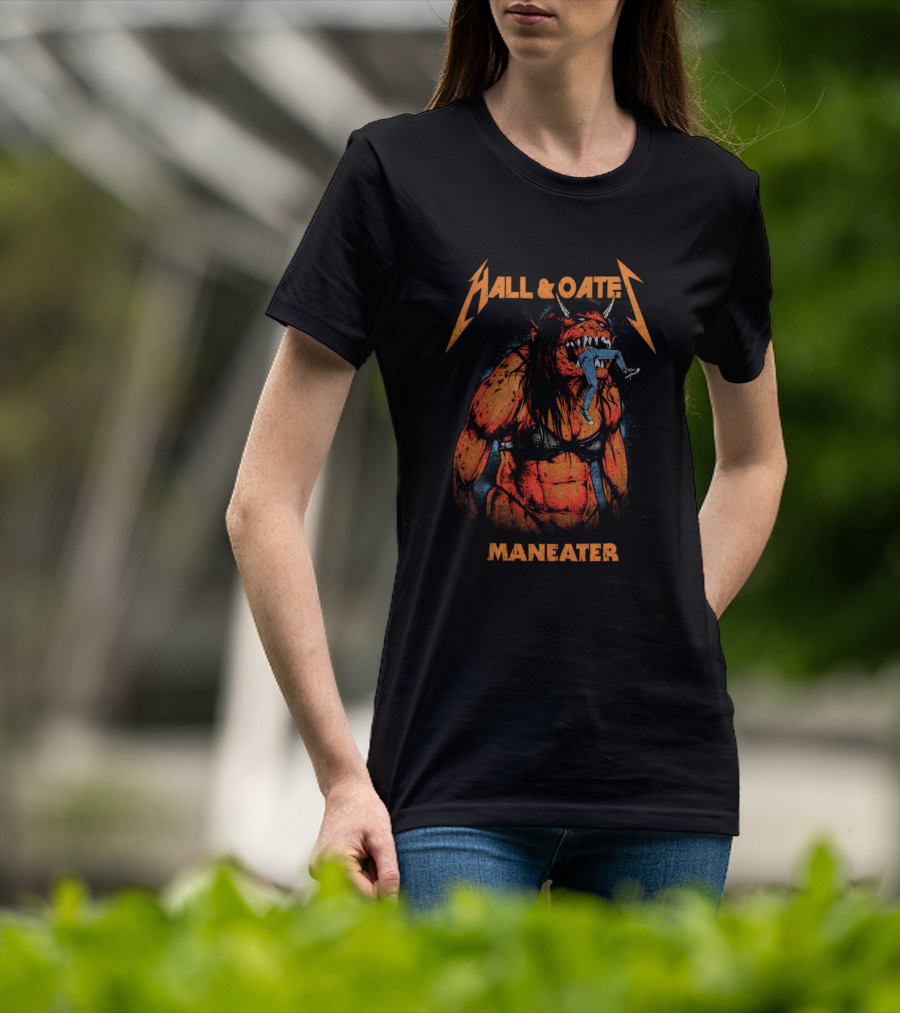 Hall And Oates Maneater Metal Beast T-Shirt