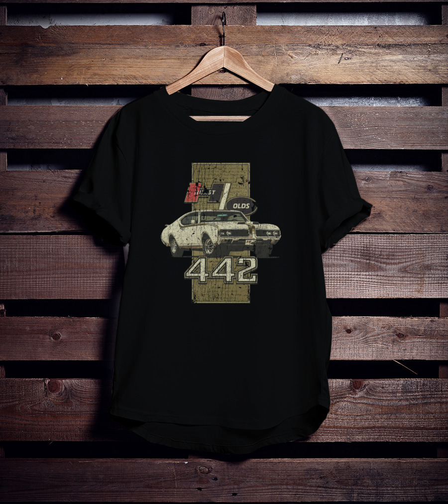 Hurst Olds 442 Muscle Car Vintage 1969 T-Shirt