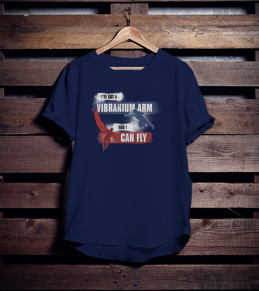 I've Got A Vibranium Arm And I Can Fly Marvel The Falcon And The Winter Soldier Sam And Bucky T-Shirt