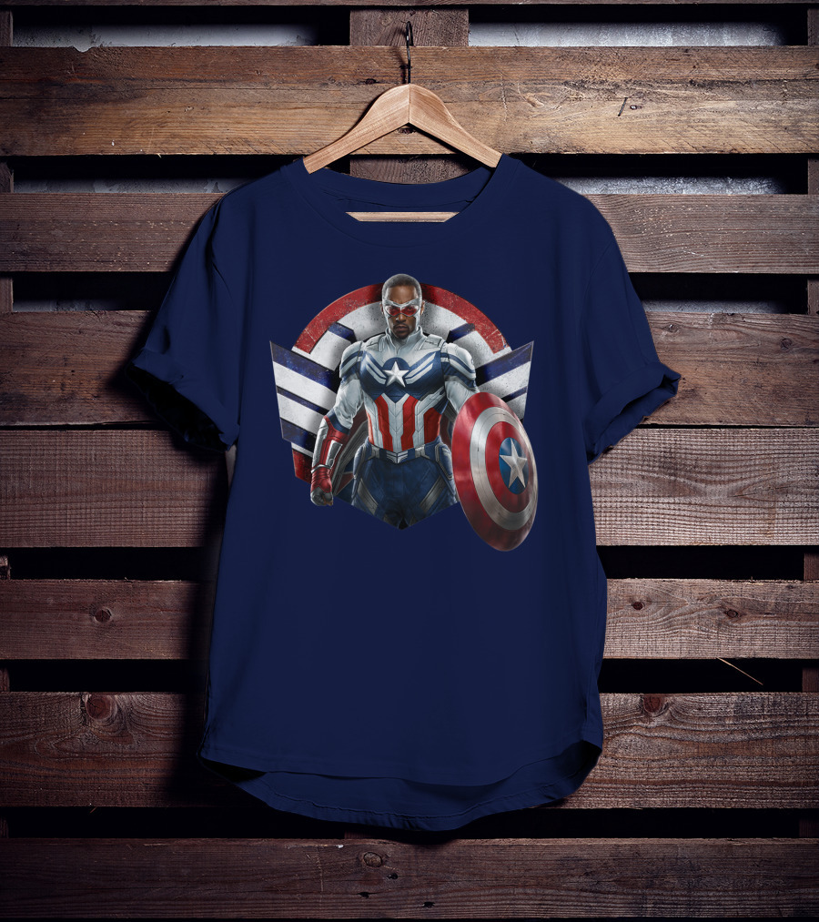 Marvel The Falcon The Winter Soldier Captain America Shield Hero T-Shirt