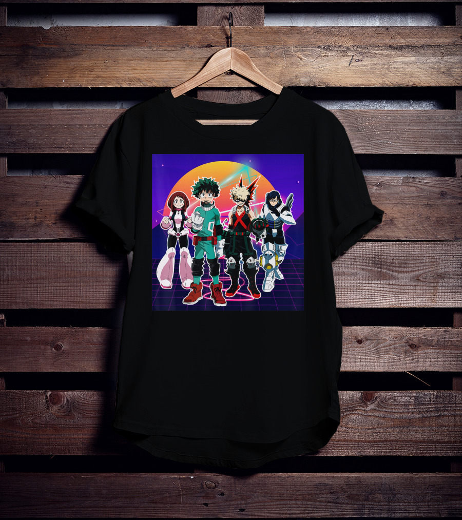 All Together Academia Heroes Essential Manga Series Outfits T-Shirt