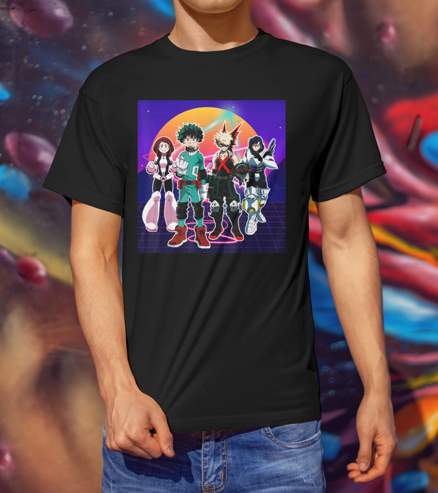 All Together Academia Heroes Essential Manga Series Outfits T-Shirt