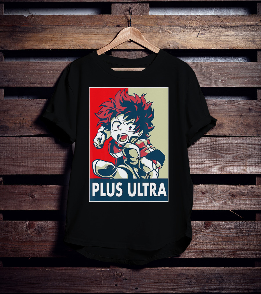 Plus Ultra My Hero Academia Manga Anime Hero T-Shirt