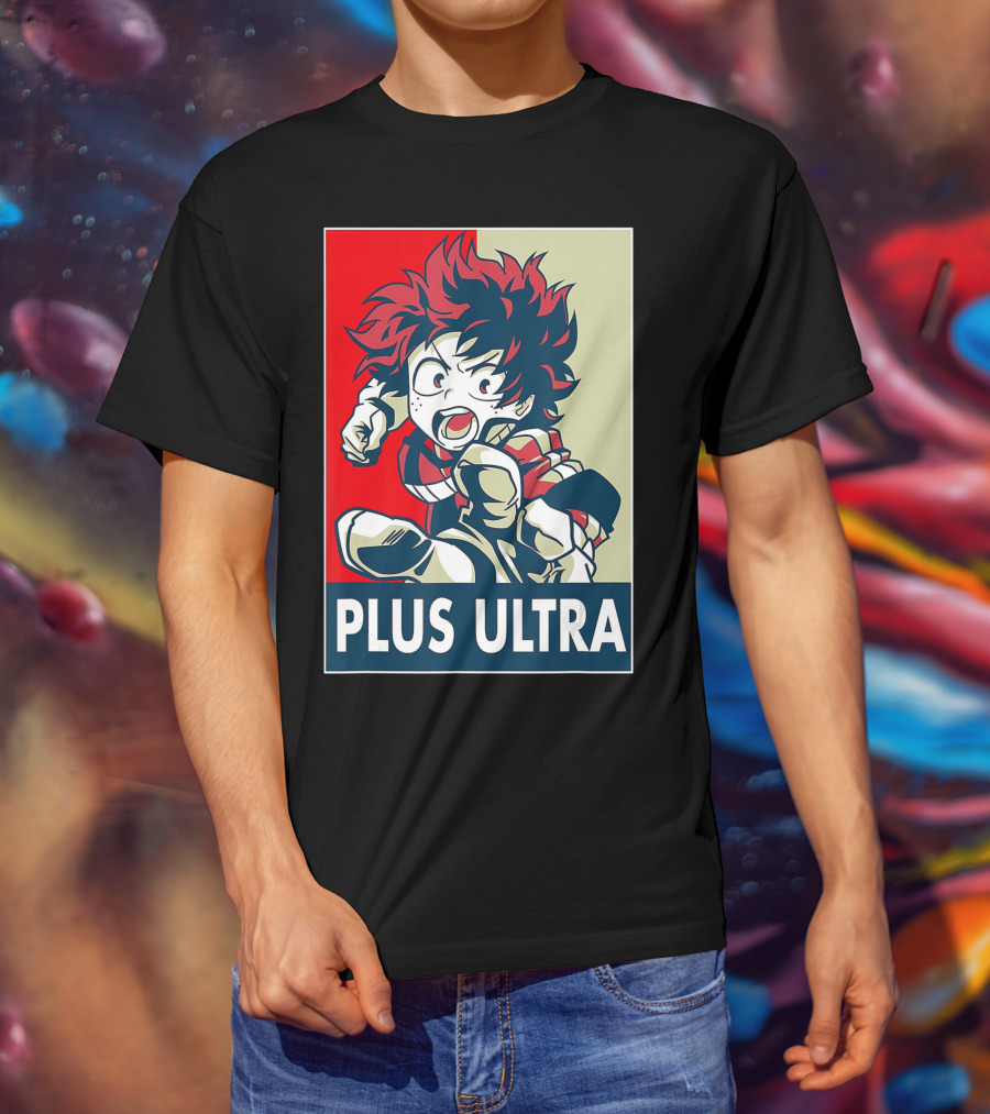 Plus Ultra My Hero Academia Manga Anime Hero T-Shirt