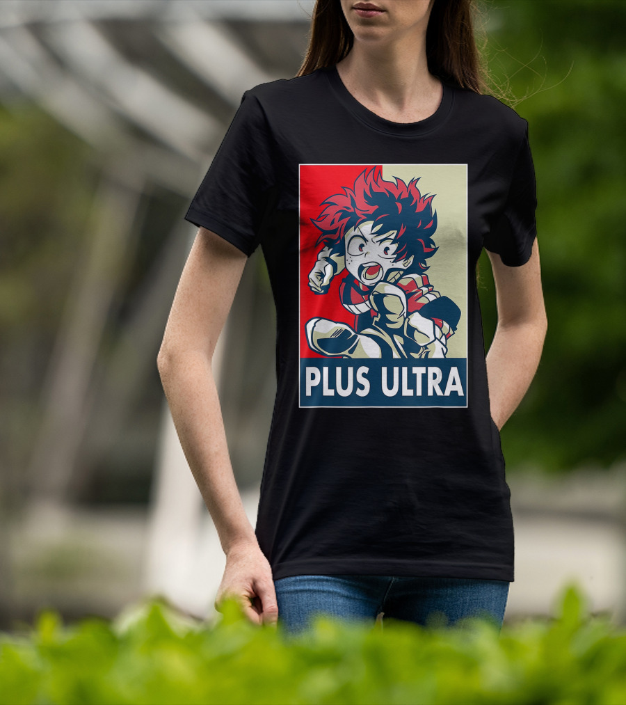 Plus Ultra My Hero Academia Manga Anime Hero T-Shirt