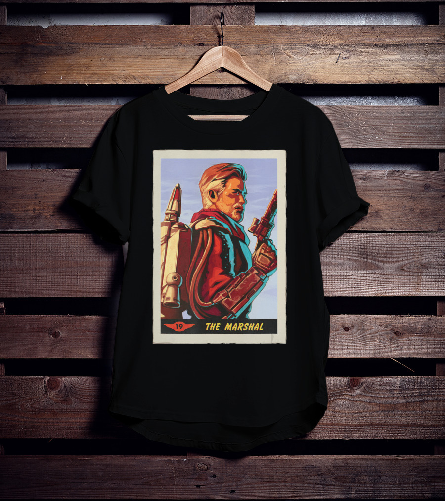 Star Wars The Mandalorian The Marshal Trading Card 19 T-Shirt