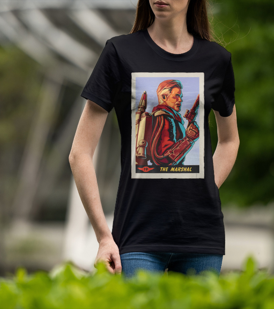 Star Wars The Mandalorian The Marshal Trading Card 19 T-Shirt